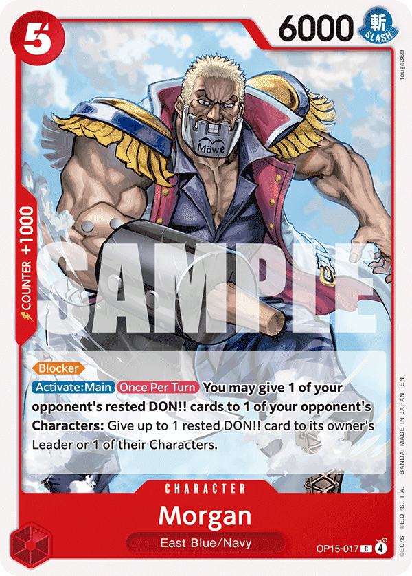 Morgan OP15-017 One Piece TCG