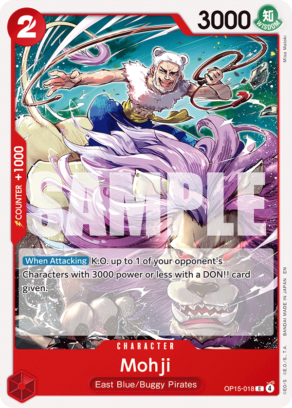 Mohji OP15-018 One Piece TCG