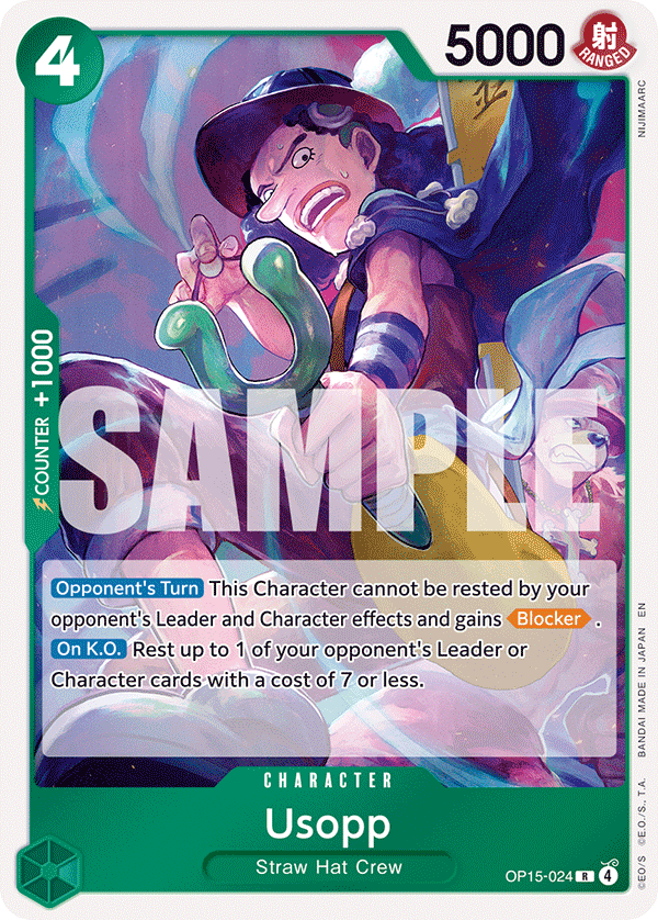 Usopp OP15-024 One Piece TCG
