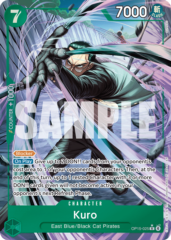 Kuro (Alternate Art) OP15-025_p1 One Piece TCG