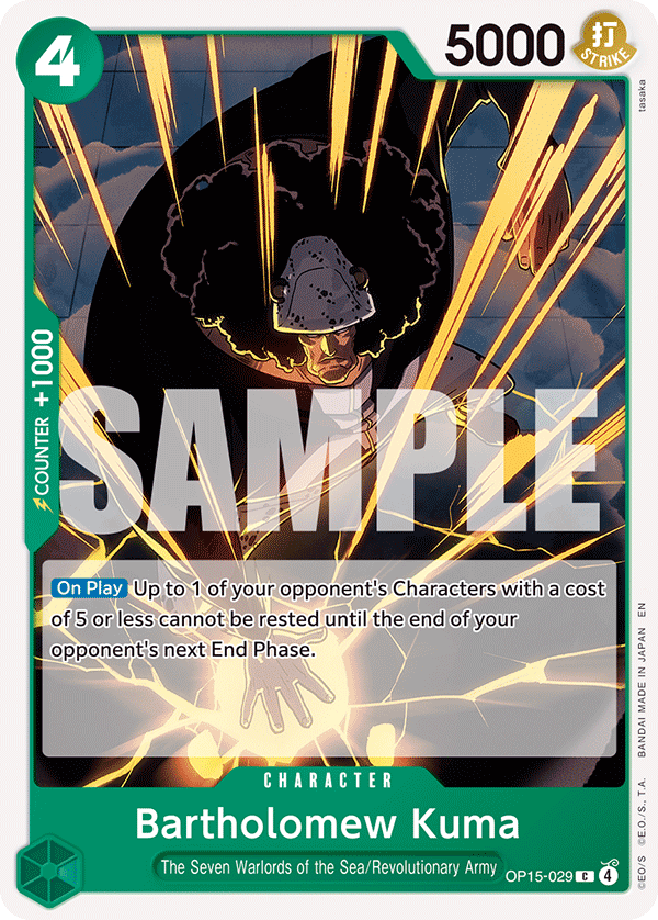 Bartholomew Kuma (OP15-029) OP15-029 One Piece TCG