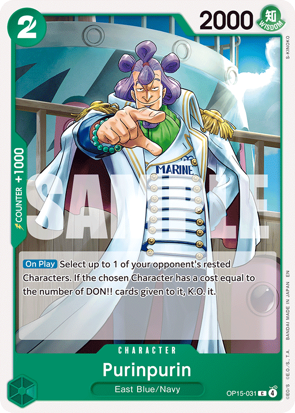 Purinpurin OP15-031 One Piece TCG