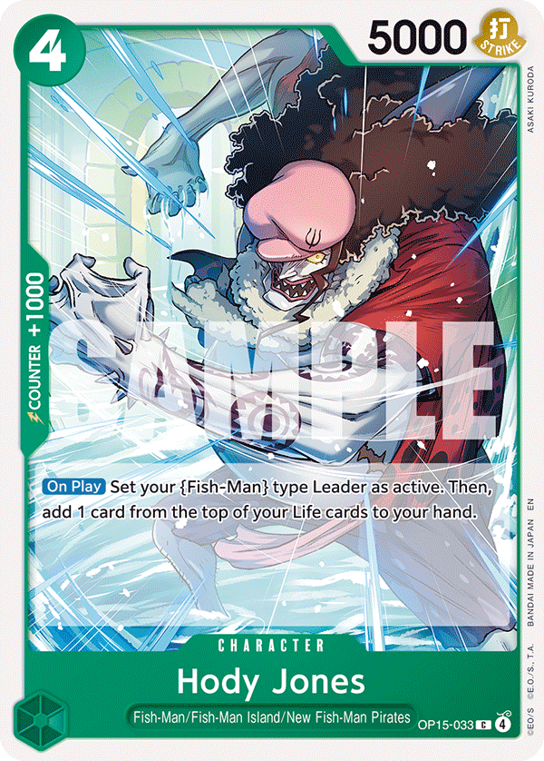 Hody Jones OP15-033 One Piece TCG