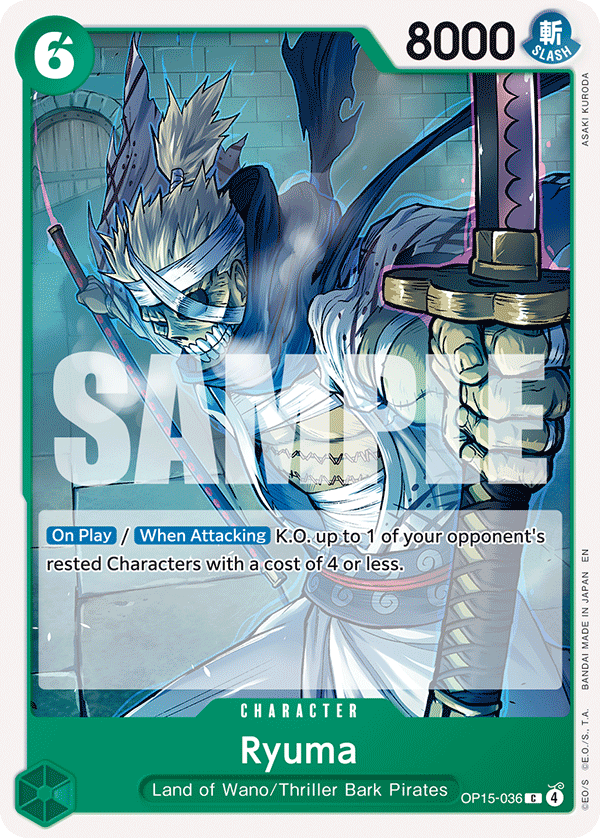 Ryuma OP15-036 One Piece TCG