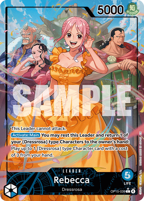 Rebecca (OP15-039) (Alternate Art) OP15-039_p1 One Piece TCG