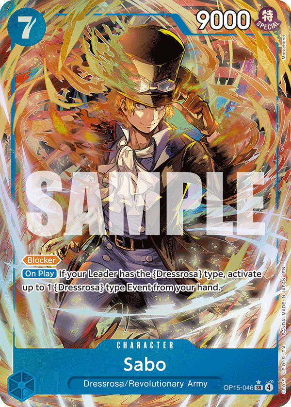 Sabo (Alternate Art) OP15-046_p1 One Piece TCG