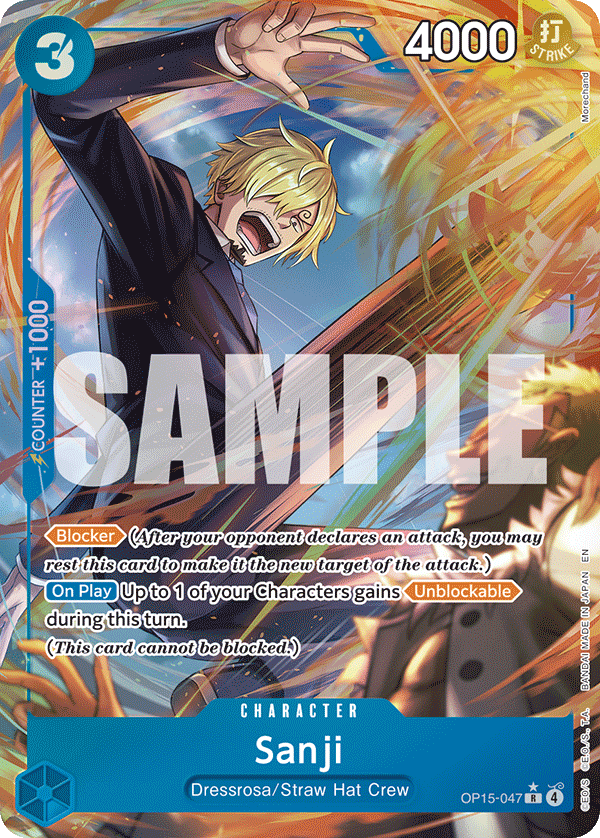 Sanji (OP15-047) (Alternate Art) OP15-047_p1 One Piece TCG