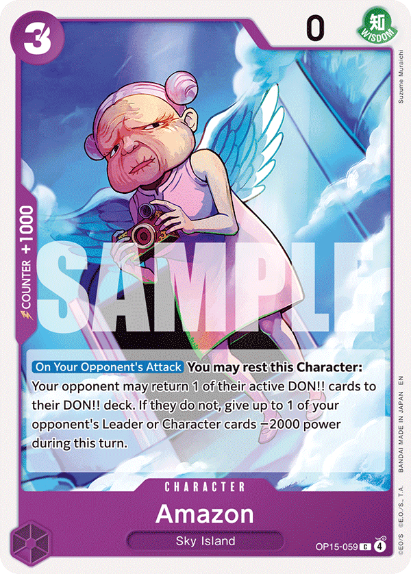 Amazon OP15-059 One Piece TCG