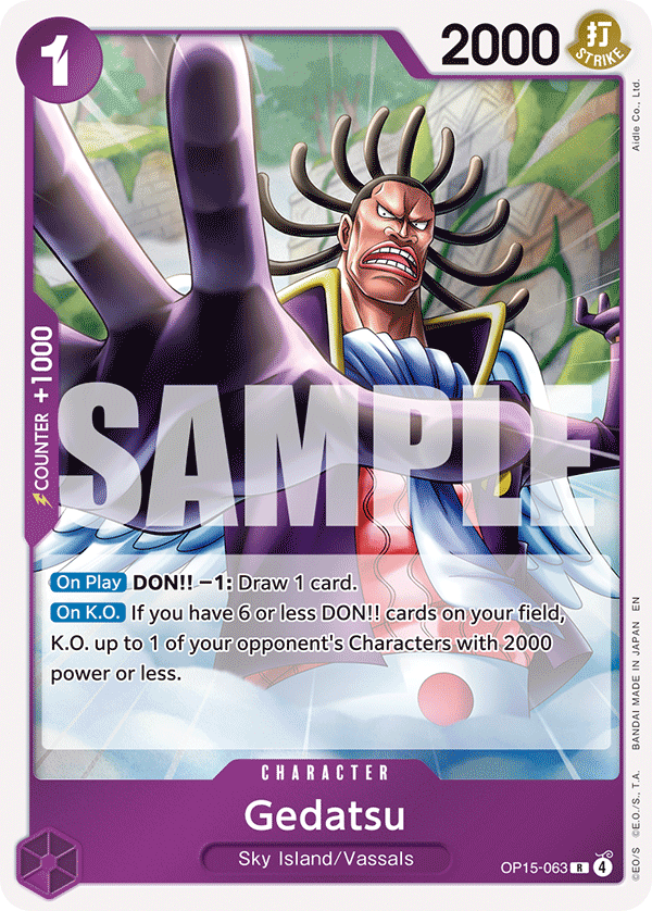 Gedatsu OP15-063 One Piece TCG