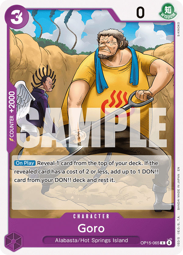 Goro OP15-065 One Piece TCG