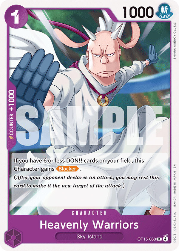 Heavenly Warriors OP15-068 One Piece TCG
