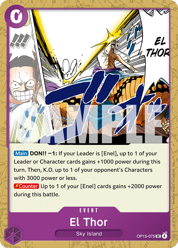 El Thor OP15-075 One Piece TCG