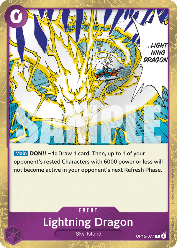 Lightning Dragon OP15-077 One Piece TCG