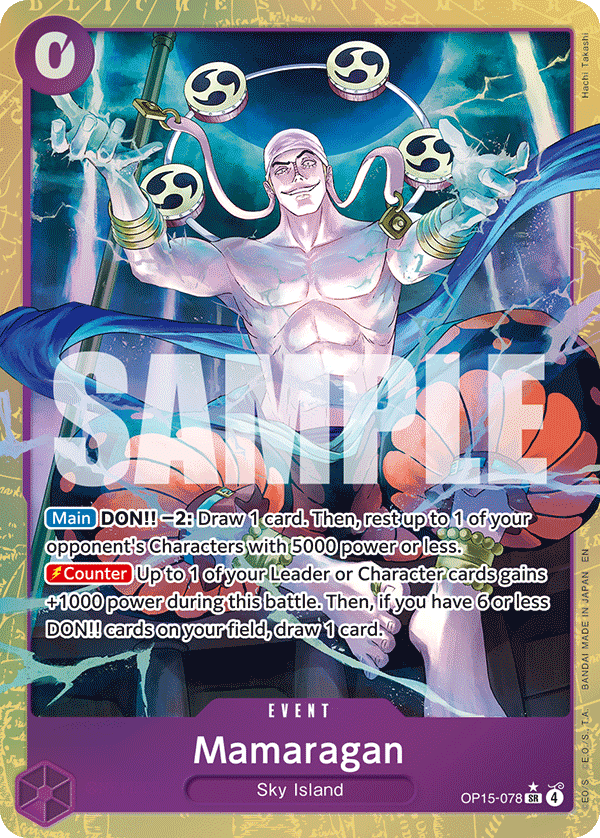 Mamaragan (Alternate Art) OP15-078_p1 One Piece TCG