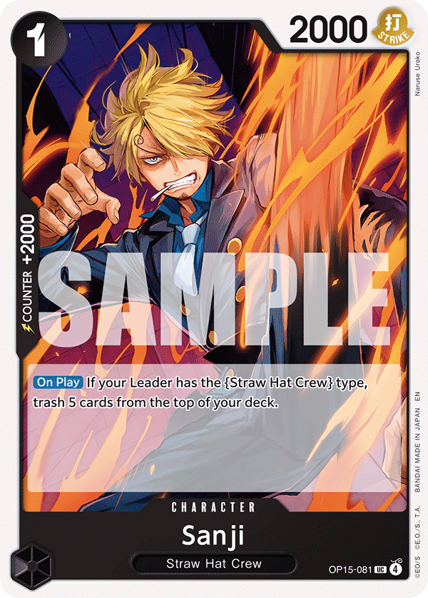 Sanji (OP15-081) OP15-081 One Piece TCG