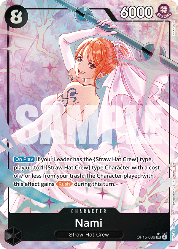 Nami (OP15-086) (Alternate Art) OP15-086_p1 One Piece TCG