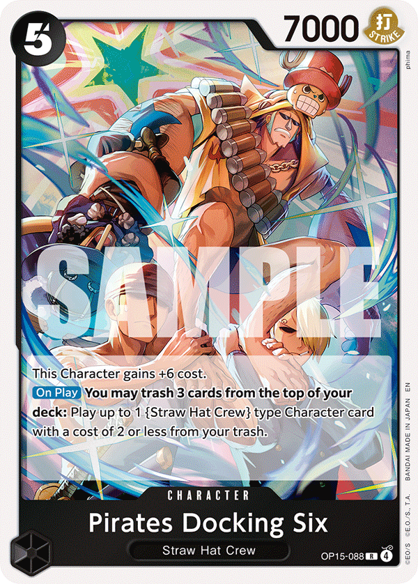 Pirates Docking Six OP15-088 One Piece TCG