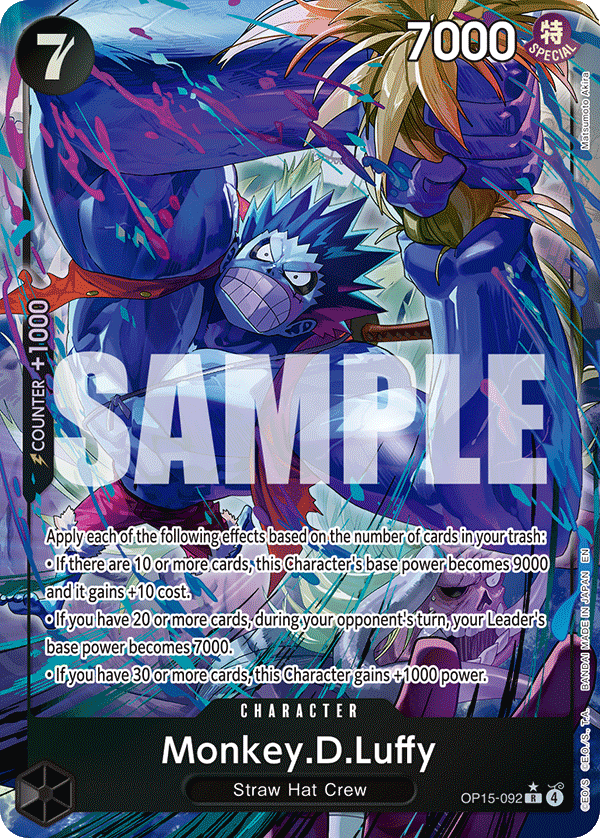 Monkey.D.Luffy (OP15-092) (Alternate Art) OP15-092_p1 One Piece TCG