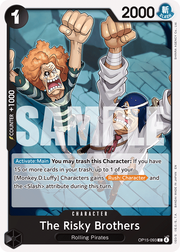 The Risky Brothers OP15-093 One Piece TCG