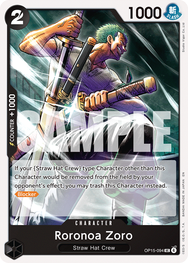 Roronoa Zoro (OP15-094) OP15-094 One Piece TCG