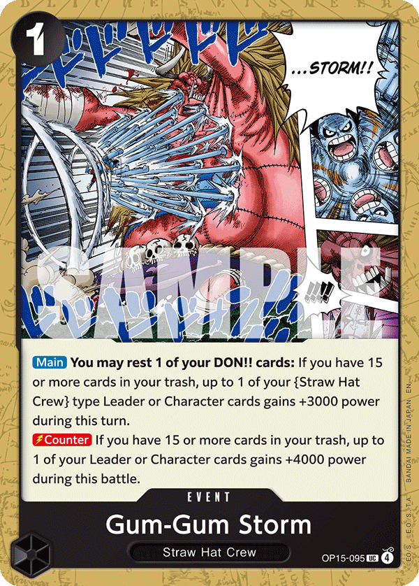 Gum-Gum Storm OP15-095 One Piece TCG