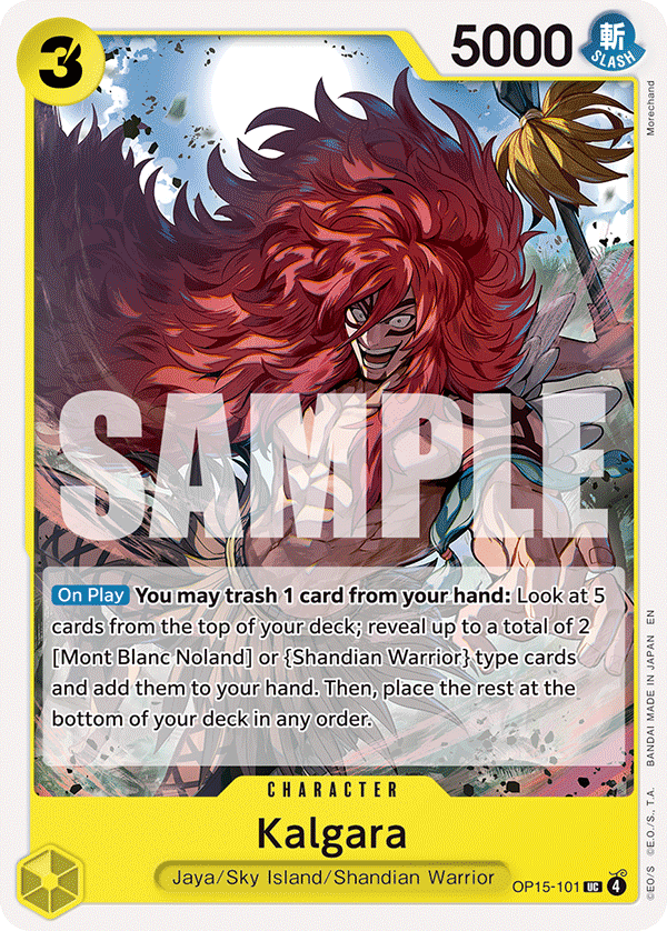 Kalgara OP15-101 One Piece TCG