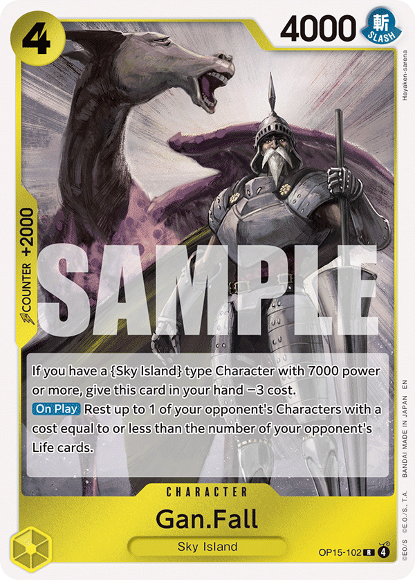 Gan.Fall OP15-102 One Piece TCG
