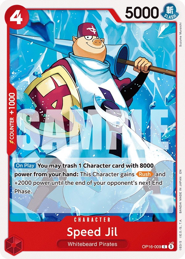 Speed Jil OP16-009 One Piece TCG