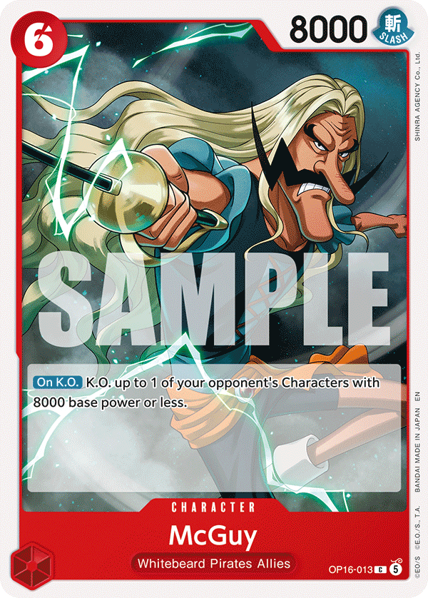 McGuy OP16-013 One Piece TCG