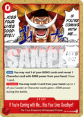 If You're Coming with Me...Kiss Your Lives Goodbye!! OP16-020 One Piece TCG