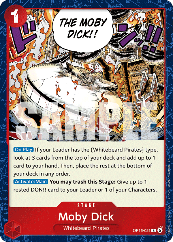 Moby Dick OP16-021 One Piece TCG