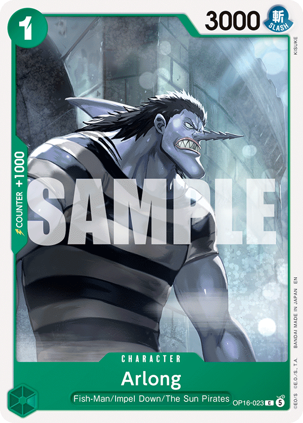 Arlong OP16-023 One Piece TCG