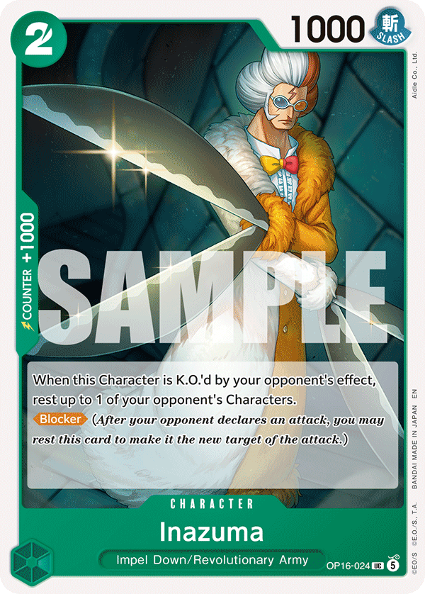 Inazuma OP16-024 One Piece TCG