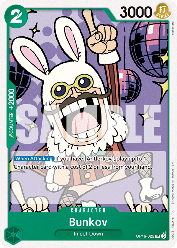 Bunkov OP16-025 One Piece TCG