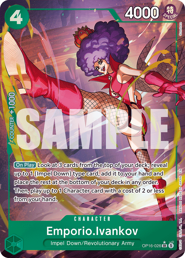 Emporio.Ivankov (026) (Alternate Art) OP16-026_p1 One Piece TCG