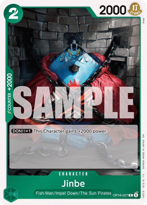 Jinbe (027) OP16-027 One Piece TCG