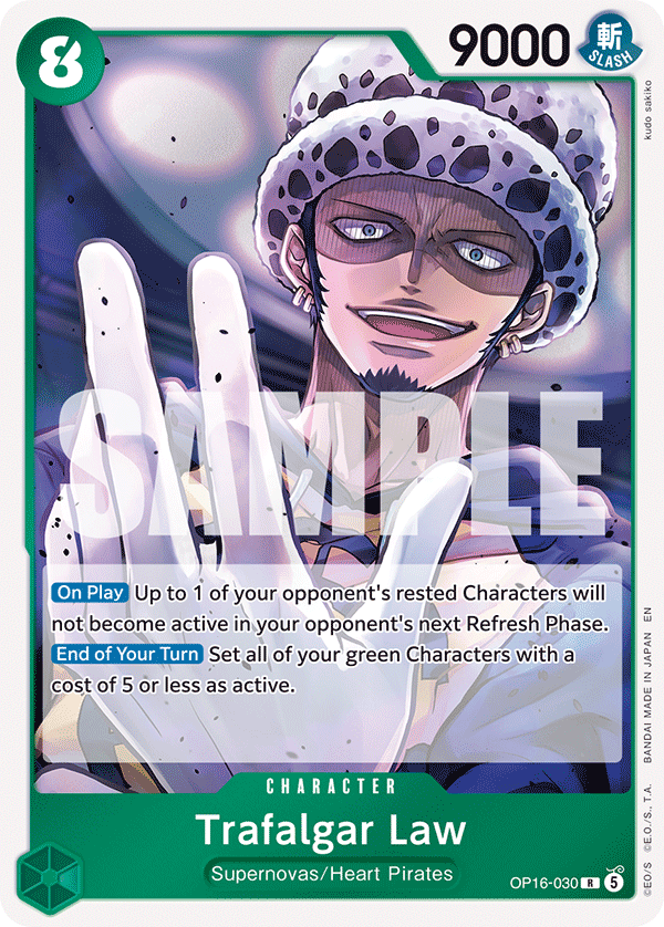 Trafalgar Law (030) OP16-030 One Piece TCG