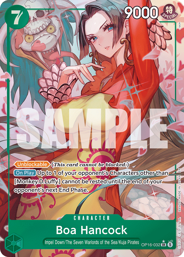 Boa Hancock (Alternate Art) OP16-032_p1 One Piece TCG