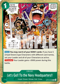 Let's Go!! To the Navy Headquarters.. OP16-038 One Piece TCG