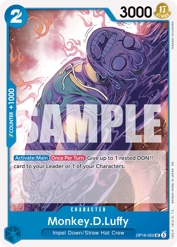 Monkey.D.Luffy (052) OP16-052 One Piece TCG