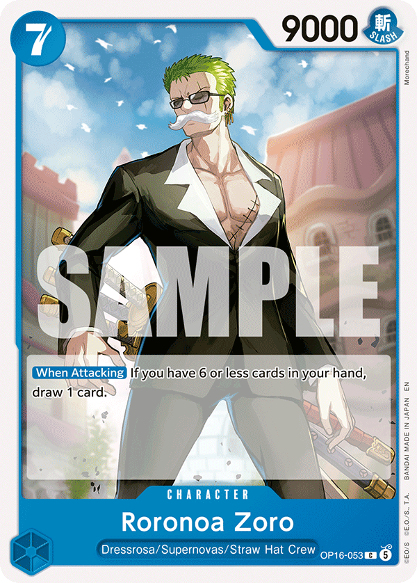 Roronoa Zoro (053) OP16-053 One Piece TCG