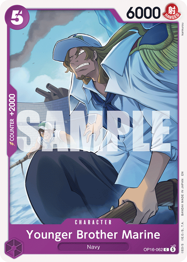 Younger Brother Marine OP16-062 One Piece TCG