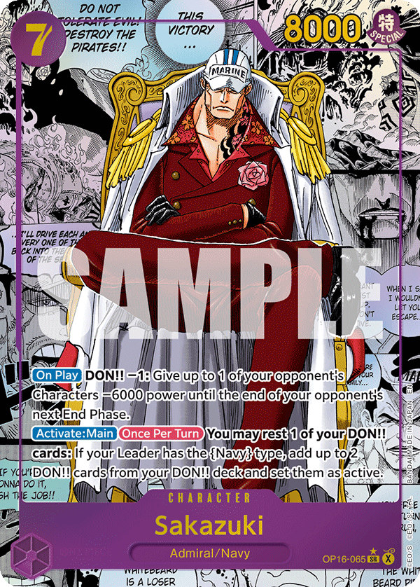 Sakazuki (Manga) OP16-065_p2 One Piece TCG