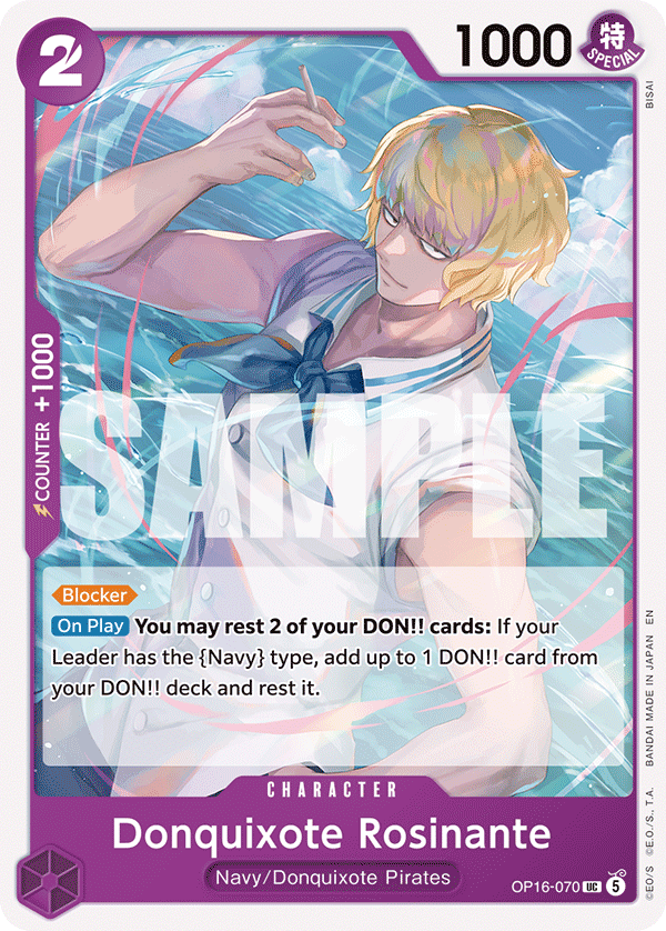 Donquixote Rosinante OP16-070 One Piece TCG