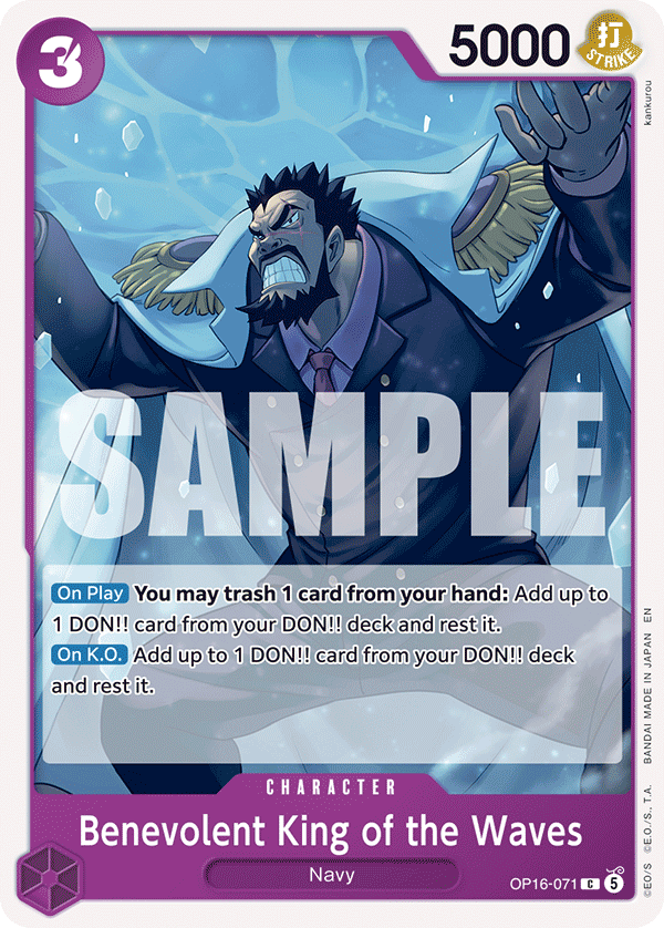 Benevolent King of the Waves OP16-071 One Piece TCG