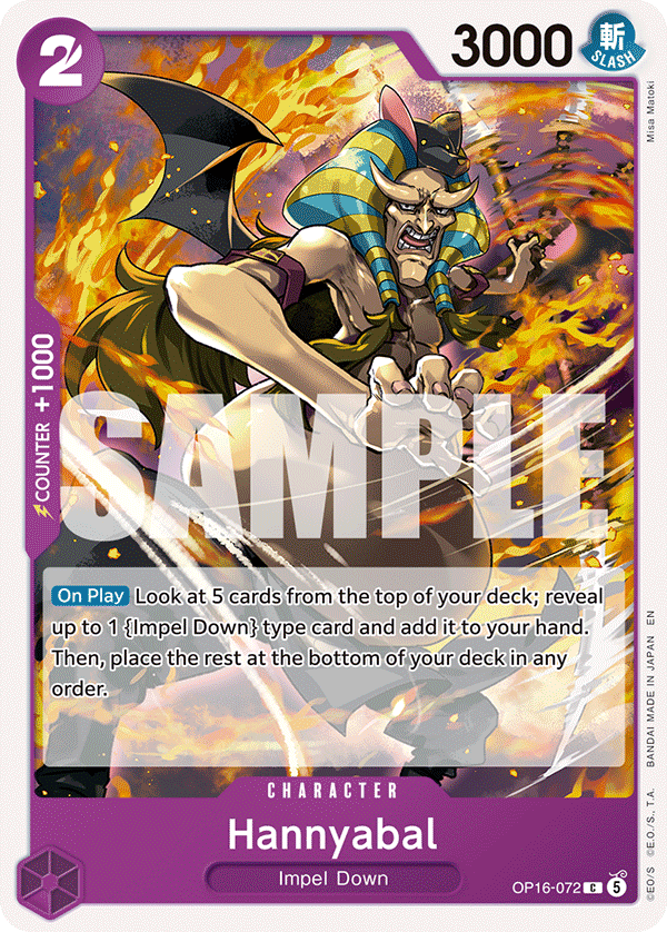 Hannyabal OP16-072 One Piece TCG