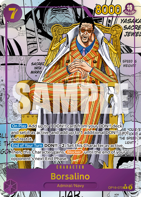 Borsalino (Manga) OP16-073_p2 One Piece TCG