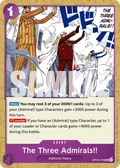 The Three Admirals!! OP16-076 One Piece TCG