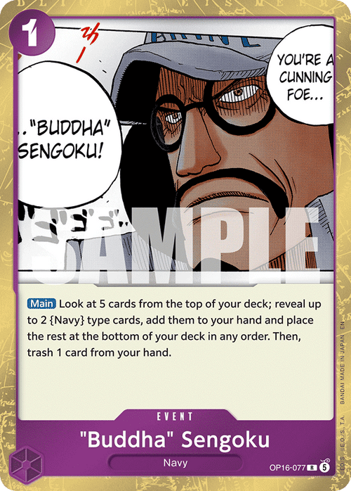 "Buddha" Sengoku OP16-077 One Piece TCG