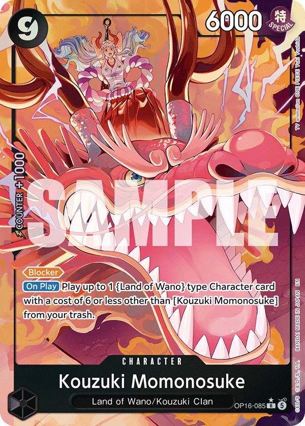 Kouzuki Momonosuke (085) (Alternate Art) OP16-085_p1 One Piece TCG